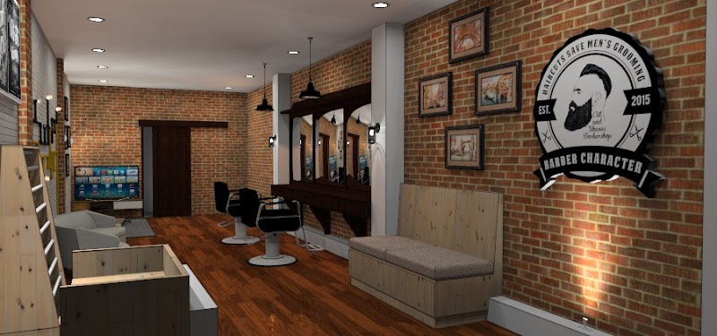 42+ Top Info Desain Interior Barbershop Sederhana