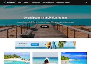 Adventur Blogger Template