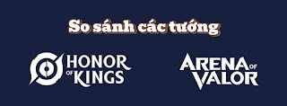 So sánh các tướng pháp sư So sánh các tướng trợ thủ So sánh các tướng xạ thủ So sánh các tướng sát thủ (đi rường) So sánh các tướng đấu sĩ