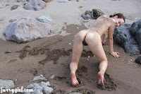Furry Girl Ocean Nude