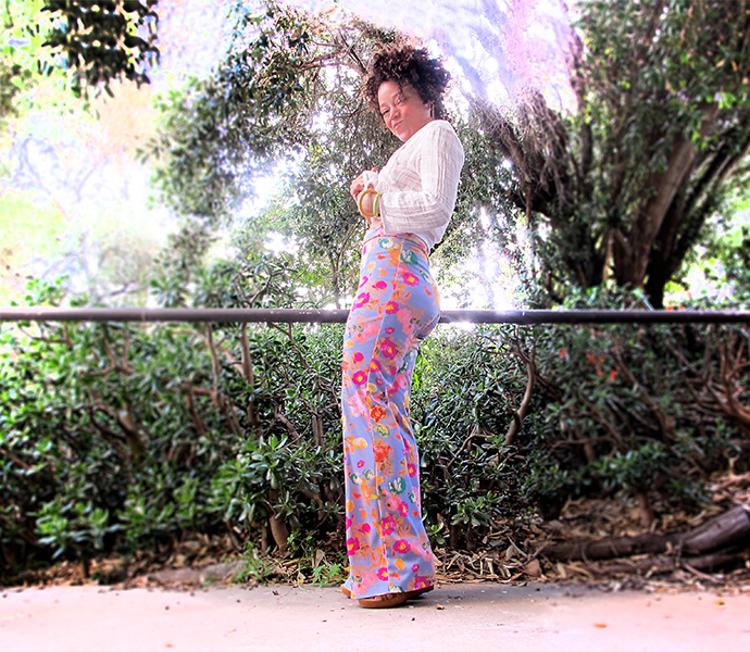 oonaballoona | a blog by marcy harriell | sewing vintage floral flares