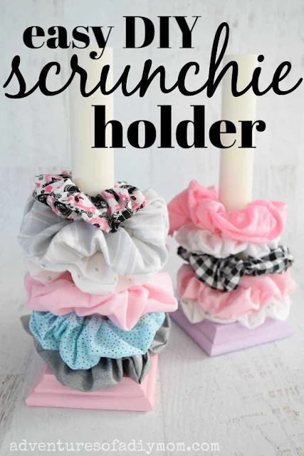 easy diy scrunchie holder