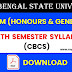West Bengal State University B.Com (Honours & General) Sixth Semester CBCS Syllabus | WBSU B.Com (Honours & General) Sixth Semester Syllabus Download | Download B.Com (Honours & General) Sixth Semester CBCS Syllabus