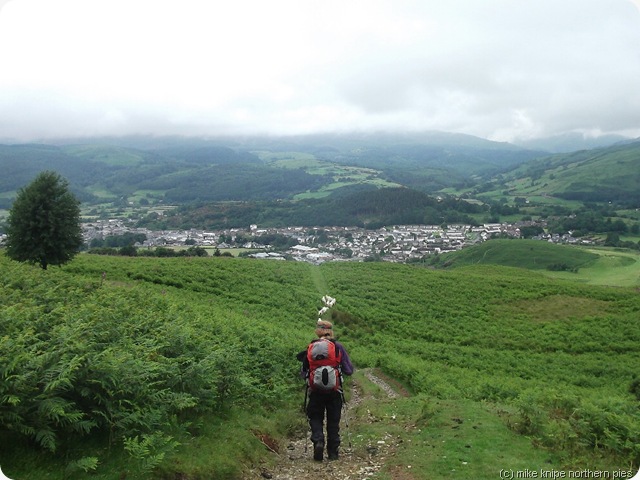approaching the fleshpots of Machynlleth