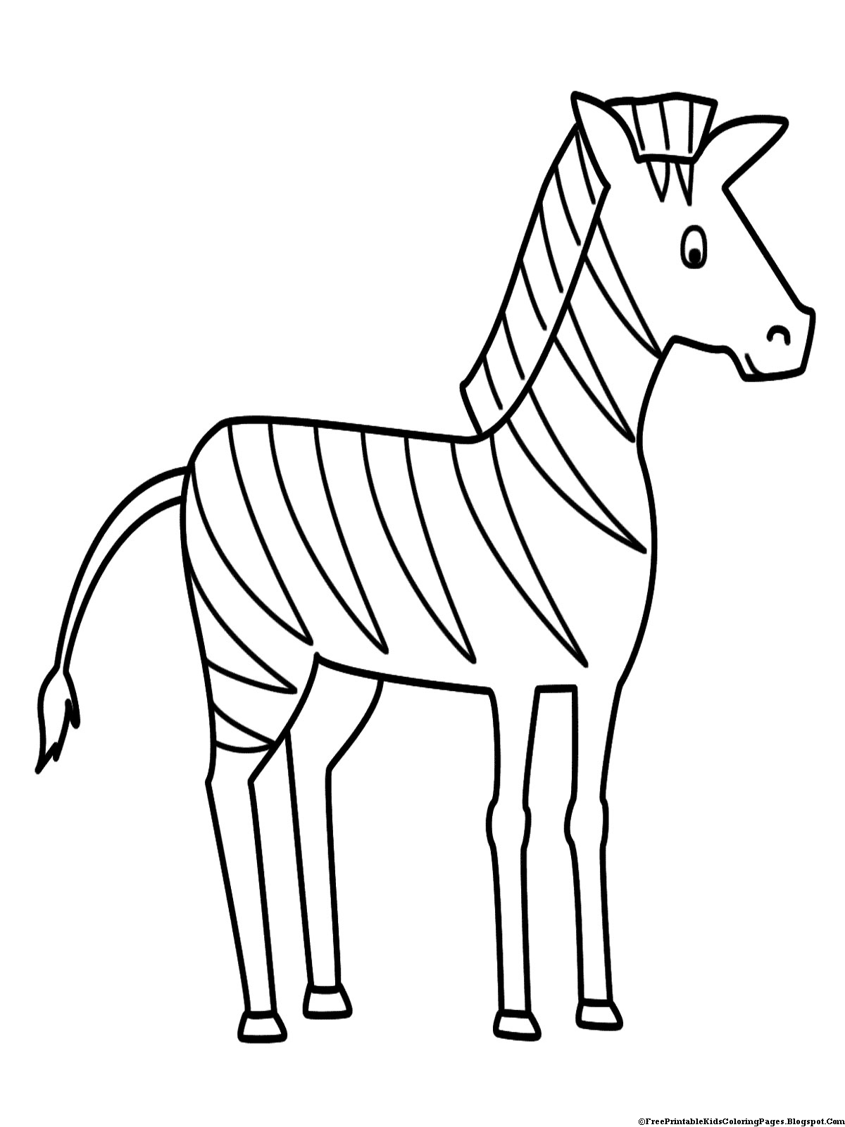 Download Zebra Coloring Pages - Free Printable Kids Coloring Pages