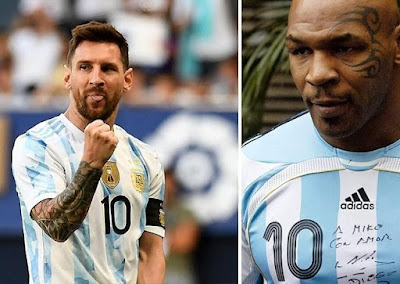 Bóng đá 1/12: Võ sĩ dọa đánh Messi phải xin lỗi khi bị Mike Tyson sờ gáy