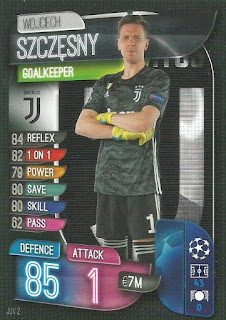 Topps Match Attax UEFA Champions League 2019-2020 (International Variant) Juventus FC Set