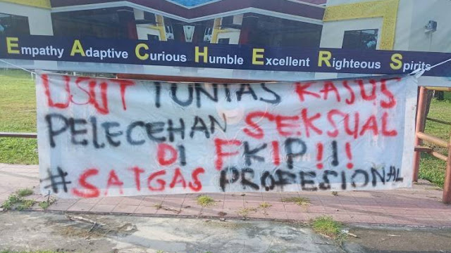Dosen AE Dinonaktifkan Pasca Dugaan Pelecehan terhadap Mahasiswi FKIP Unri