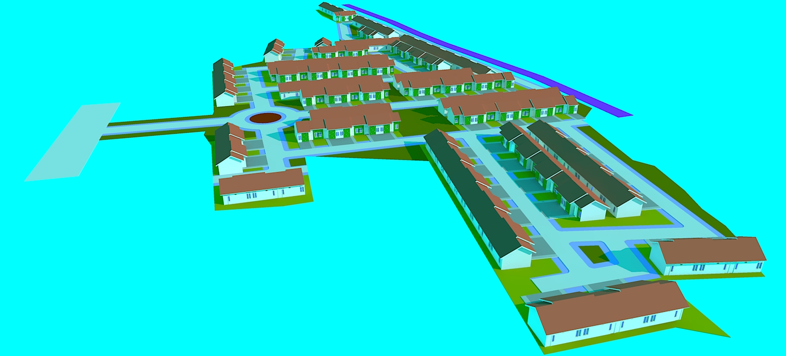 Perumahan Rakyat  Jasa Pembuatan Site Plan