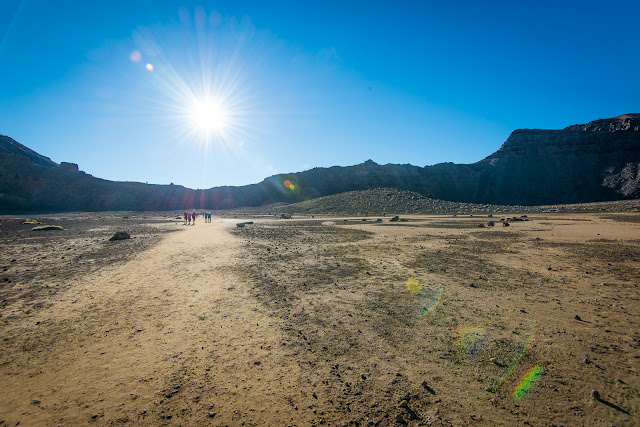 Walking in South Crater