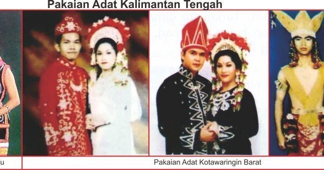  Pakaian  Adat  Kalimantan  Tengah  Lengkap Gambar dan  