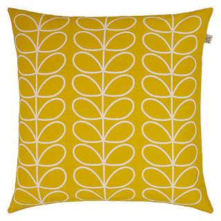 Orla Kierly Linear Stem Cushion (Persimmon Sunflower)