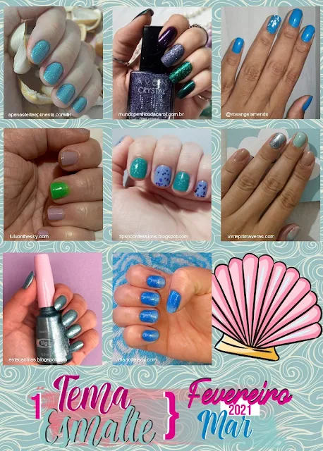 Um Tema, Um Esmalte: Mar