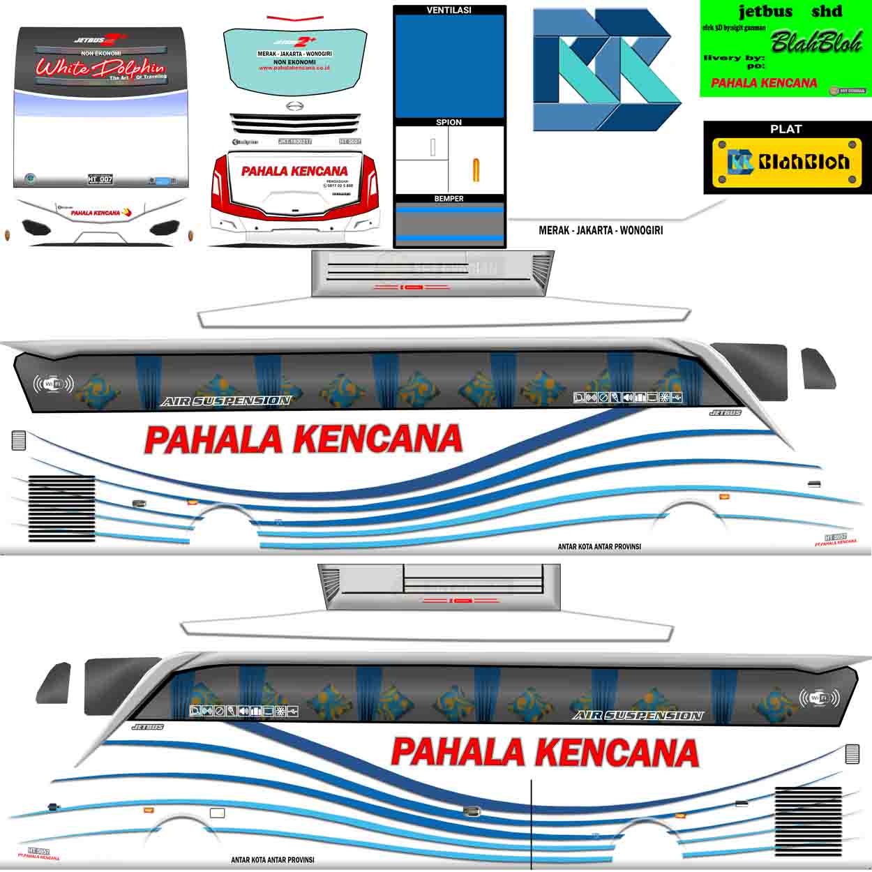 livery mod bussid pahala kencana