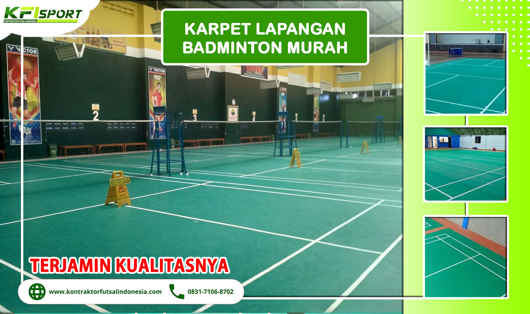 Harga Karpet Badminton Murah