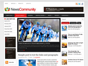 News Community Themes | Blogger Template | Download Blogspot Template