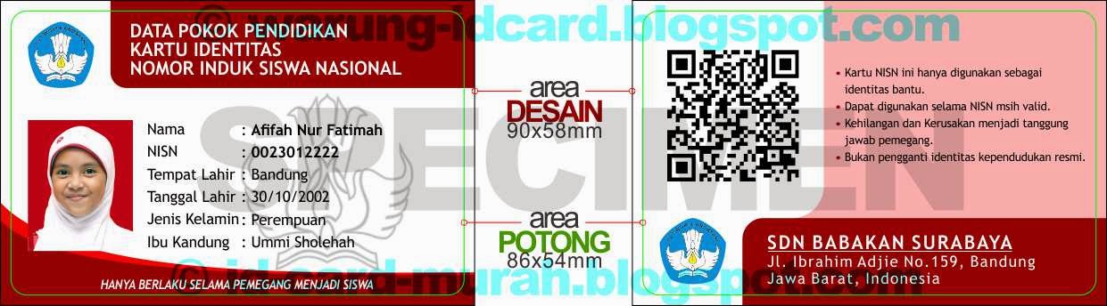 081320607341 cetak id card murah bandung kartu pelajar 