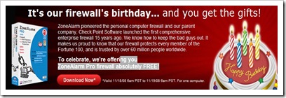 zonealarm free giveaway