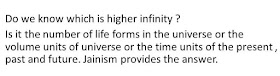 Highest infinity among numbers of space units, life forms or time or something else ?