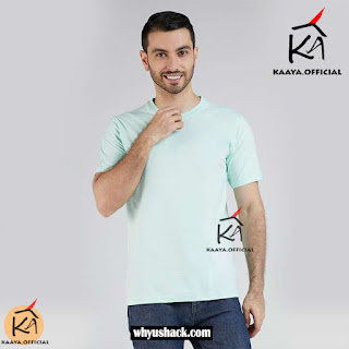 Rekomendasi 1 Kaos Polos Warna Aqua Katun 30s Bahan Adem