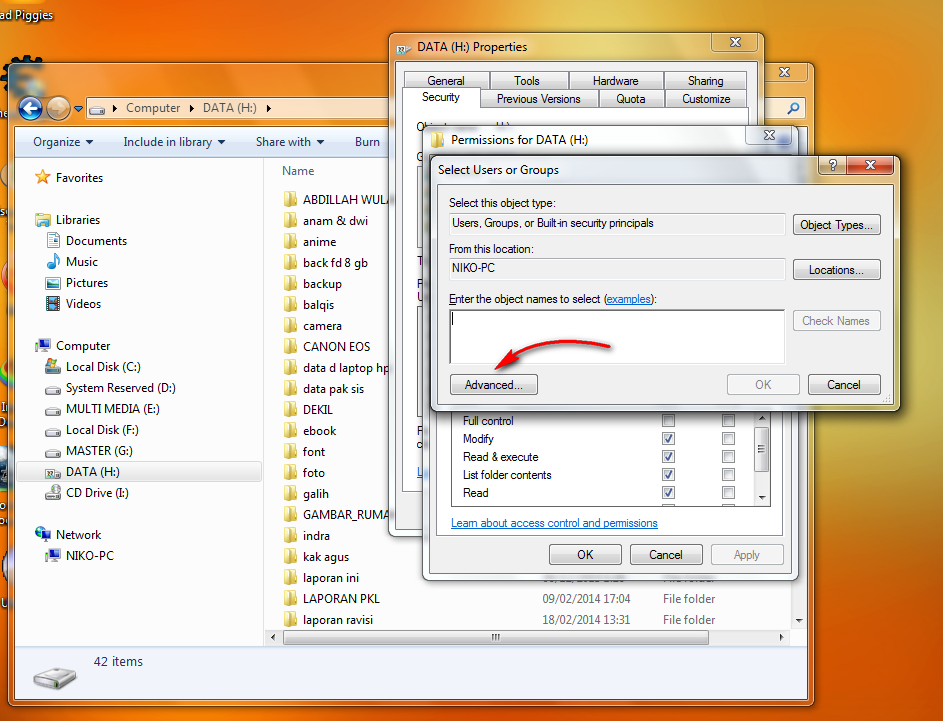 [Panduan Pemula] Cara Sharing File/Folder dan Drive di Windows (7, 8, dan 8.1)