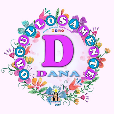 Nombre Dana - Carteles para mujeres - Día de la mujer
