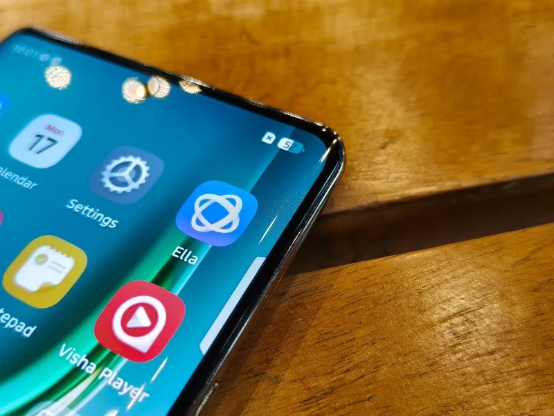 The TECNO Camon 40 Pro 5G is an affordable mid-range device with a sleek curved screen.