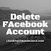 Delete deactivate Facebook account Permanently or temporarily? | Deactivate Delete Facebook account mobile 