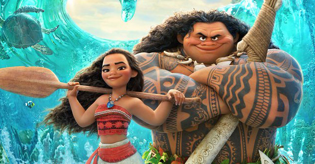 シネマフロントライン 新作映画ニュースと予告編 ハワイを舞台に描くディズニーアニメ映画 モアナと伝説の海 の新ポスターが公開