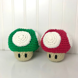 Cute stuffed mushroom crochet pattern