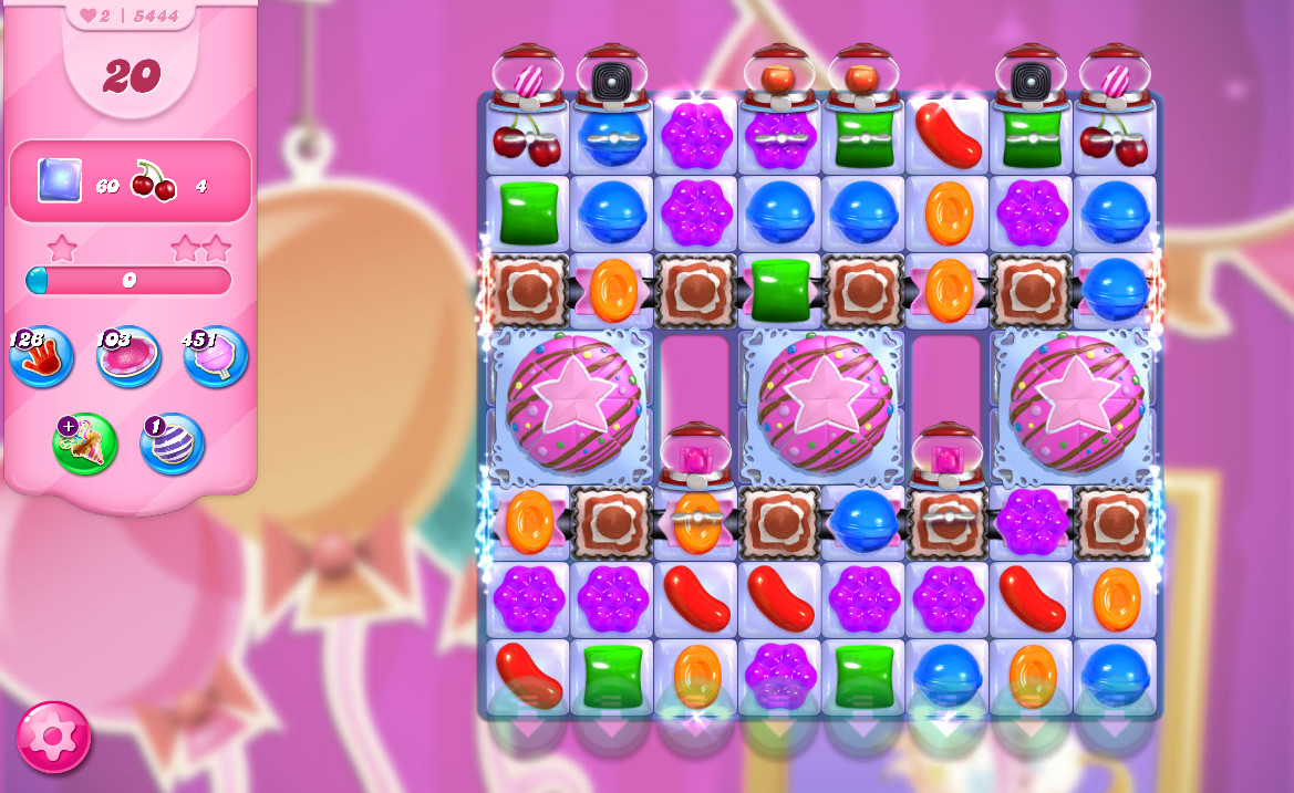 Candy Crush Saga level 5444