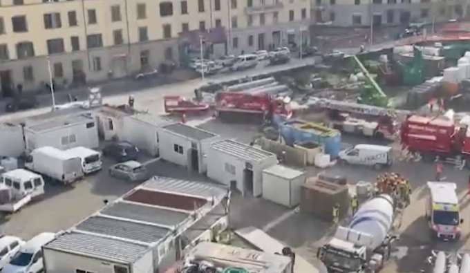 Incidente in un cantiere a Firenze: due vittime accertate e tre operai dispersi