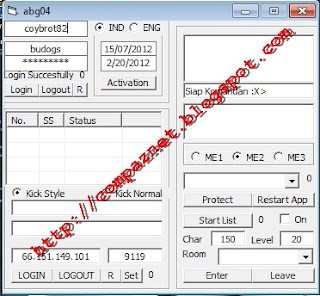 Applikasi MCF server