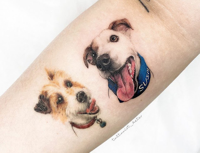 dog tattoo