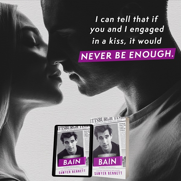 I can tell that if you and I engaged in a kiss, it would never be enough.
