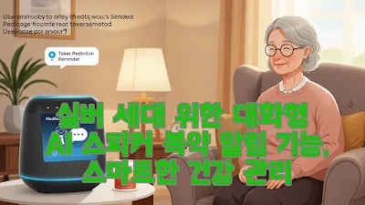 실버 세대 위한 대화형 AI 스피커 복약 알림 기능, 스마트한 건강 관리