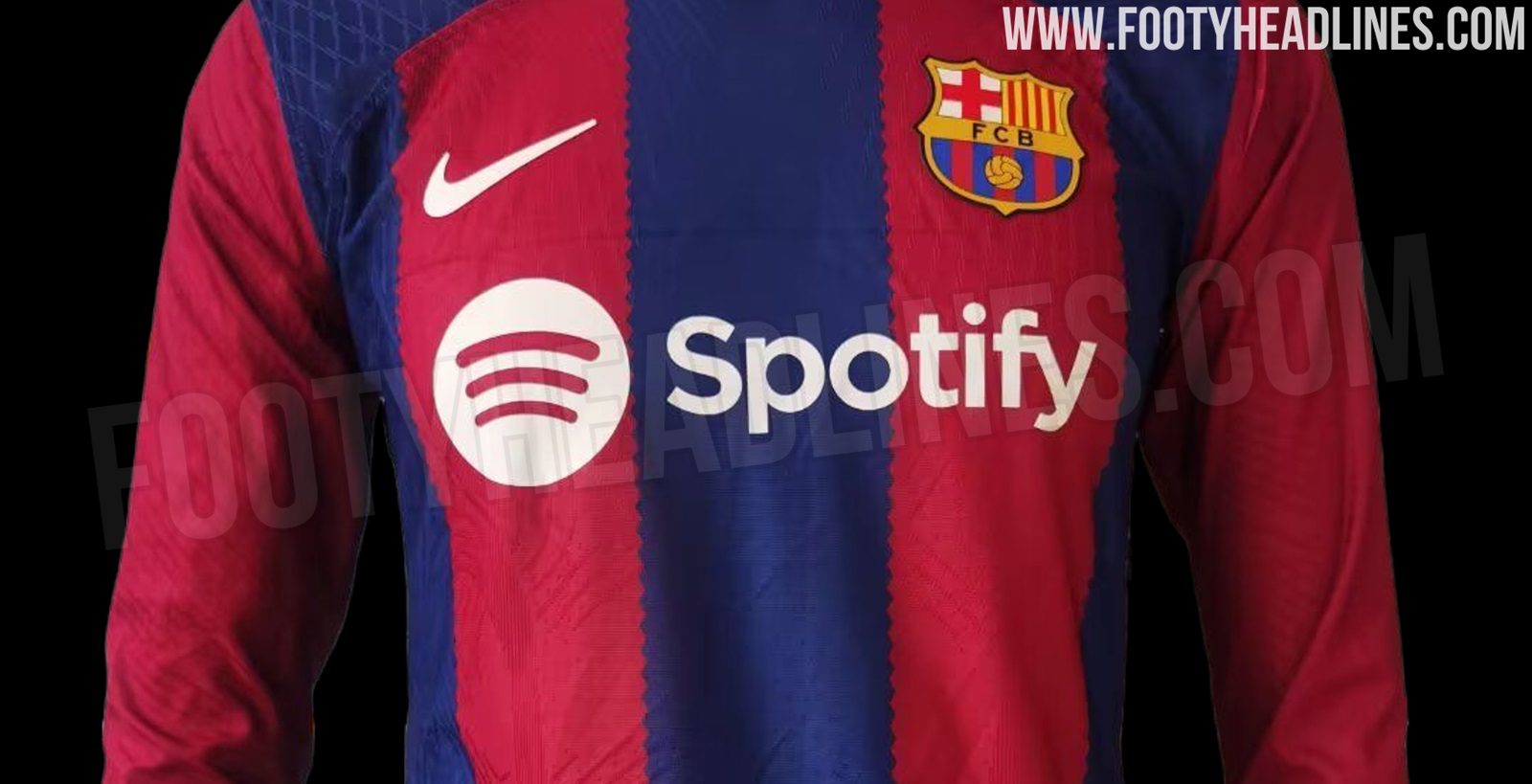 LEAKED: First images of the FC Barcelona 2023-24 home kit