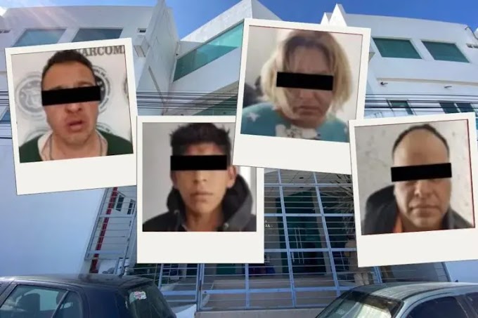 Presentan ante la justicia a implicados en asesinato de agentes del CJMH en Pachuca