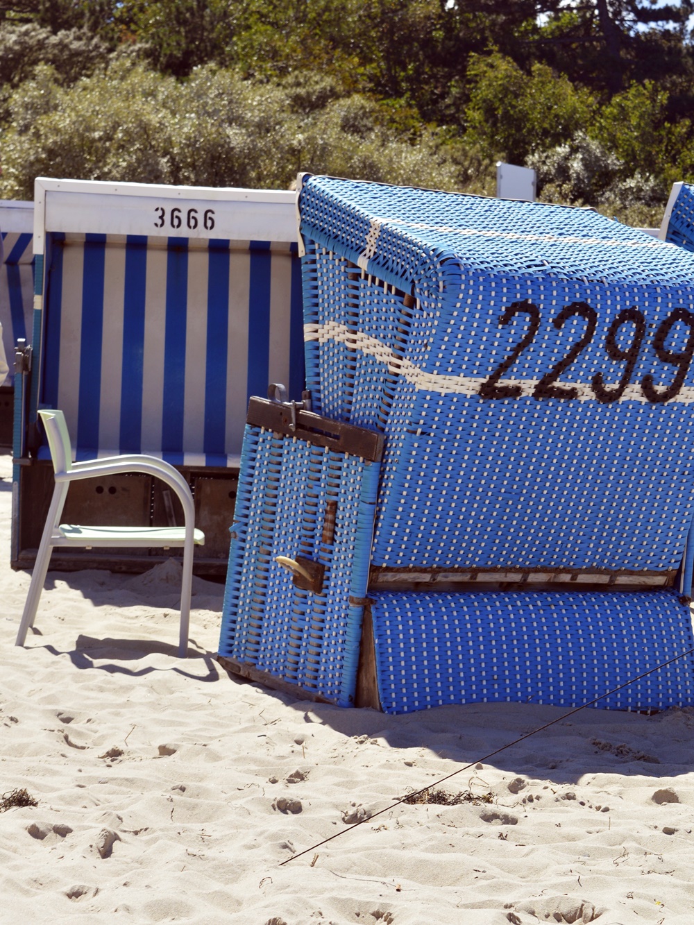 beach chairs - protects you from sun... don't forget to protect your head and skin from sun