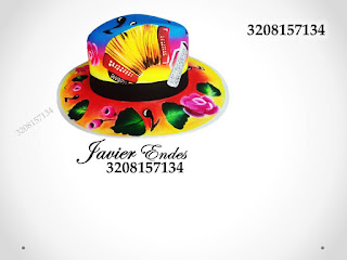 sombreros pintados 2019