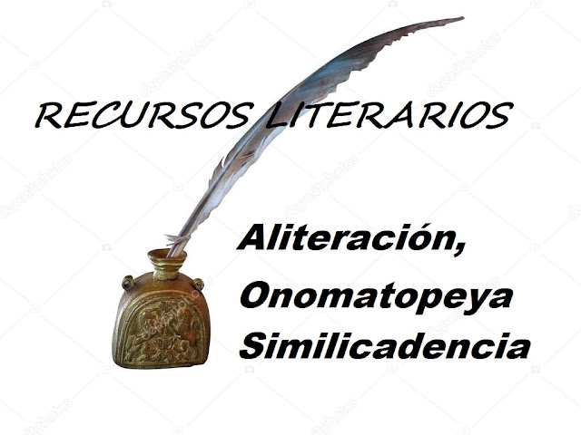 Recursos Literarios - Aliteración, Onomatopeya Similicadencia PDF