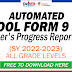 Automated School Form 9 (SF9) Learner's Progress Report Card (SY 2022-2023)