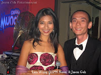 Lisa Wong of ESPN News with Jason Geh from Jason Geh Entertainment