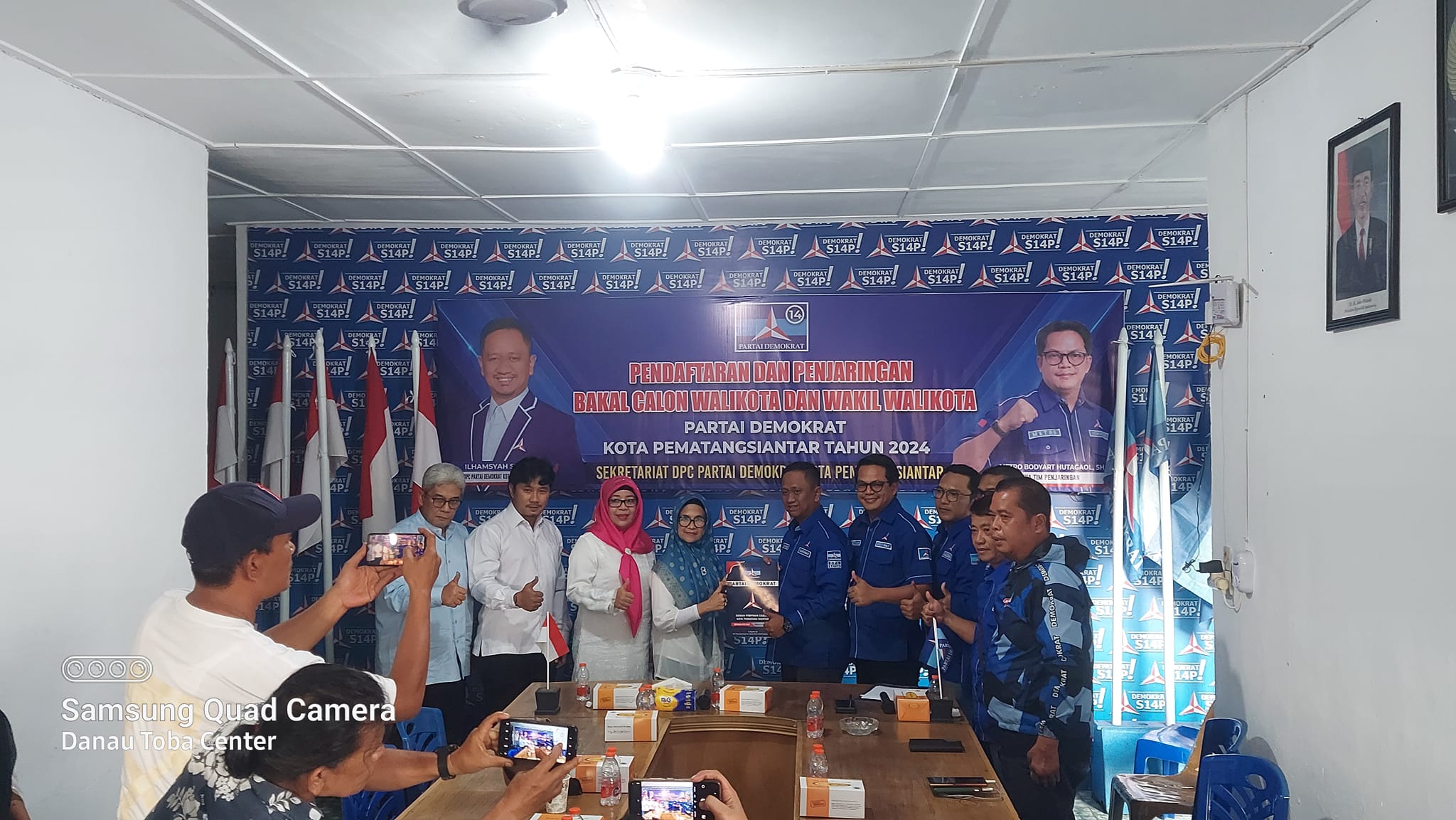 Susanti Dewayani Resmi Daftar ke Partai Demokrat Bacalon Wali Kota Pematangsiantar 2024-2029