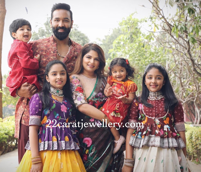 Vishnu Manchu Kids jewellery