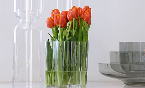 Alvar Aalto Vase with Tulips