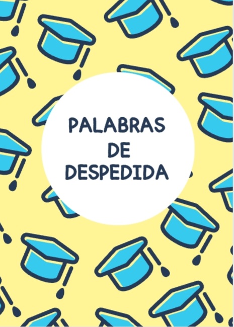 PALABRAS DE DESPEDIDA | MATERIAL EDUCATIVO PRIMARIA