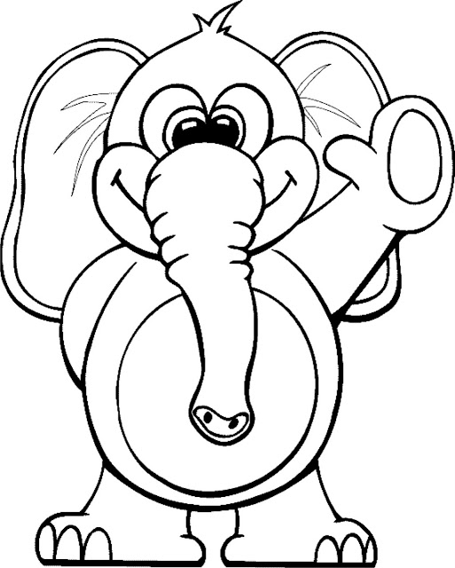Desenho Elefante Para Colorir