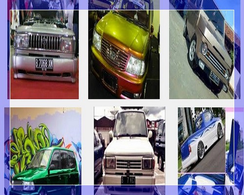 Foto modifikasi kijang super terbaru ceper ban besar bak 