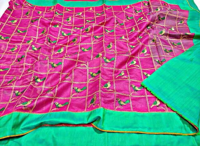  Banaras chanderi saree 